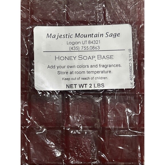 New Honey Soap base Aloe Vera Soap Base 4 pounds no fragrance clear Arts Crafts - Picture 2 of 3